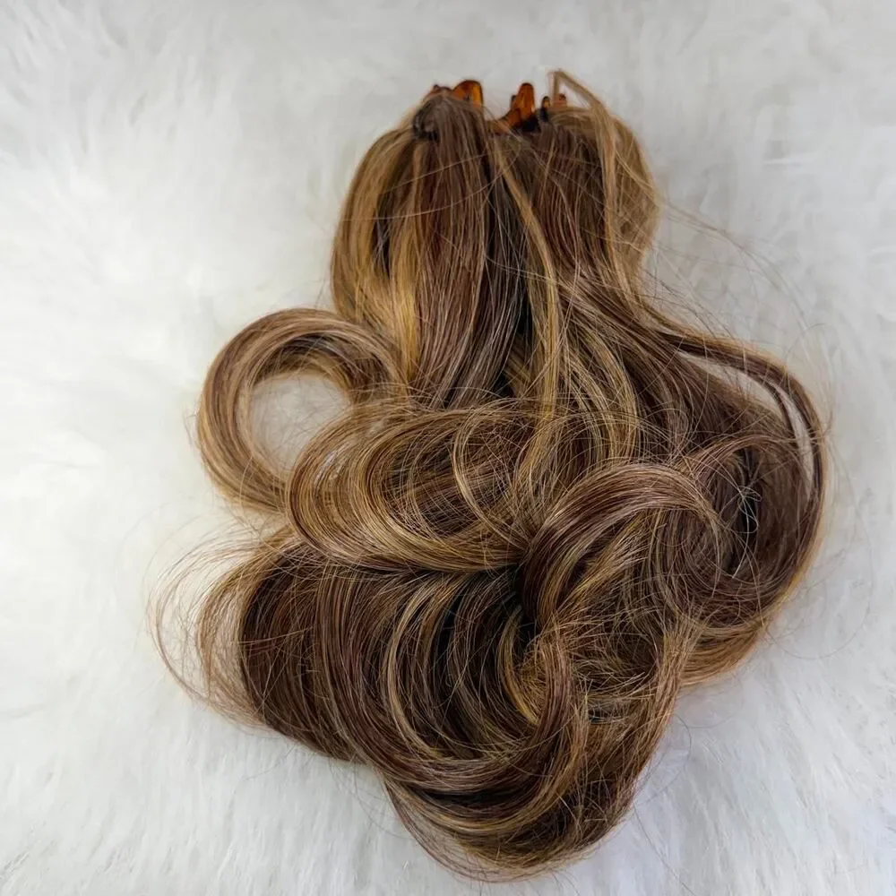 Unbranded Women's Brown and Gold Hair-accessories